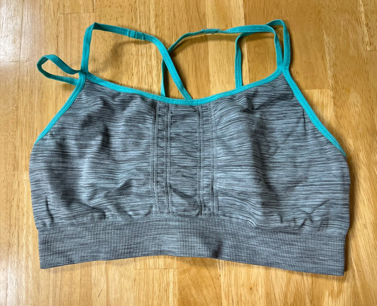 Jockey Seamless Crop Racer Back Sports Bra- Cups Removed/ No Pads