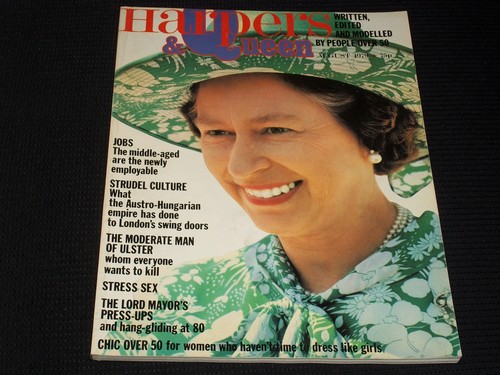 1979 AUGUST HARPERS & QUEEN MAGAZINE - QUEEN ELIZABETH FRONT COVER - E 5583