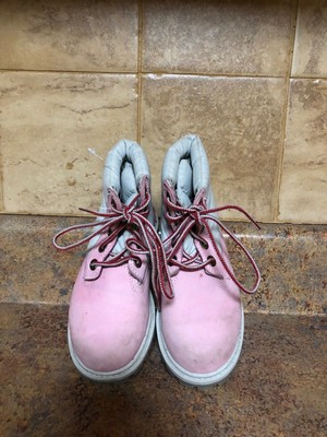 timberland pink work boots