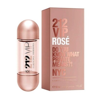 CAROLINA HERRERA 212 VIP ROSE 30ML EAU DE PARFUM SPRAY BRANDNEU & VERSIEGELT