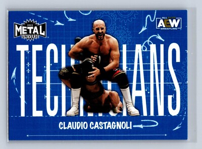 2022 Skybox AEW Metal Universe Technicians #TN-18 Claudio Castagnoli BCC