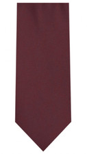NEW MEN'S BURGUNDY SOLID NECK TIE HANKIE SET FORMAL PARTY WEDDING PROM Ties