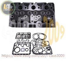 D1100 Cylinder Head & Gasket Set Fits Generator Excavator Tractor Rtv Kubota