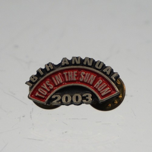 16th Annual 2003 Christmas Toys in the Sun Run Pin