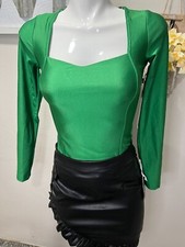 Green Long Sleeve Bodysuit size M