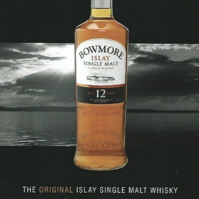 Bowmore Islay Single Malt Scotch Whisky Print Ad / 2007 / Original