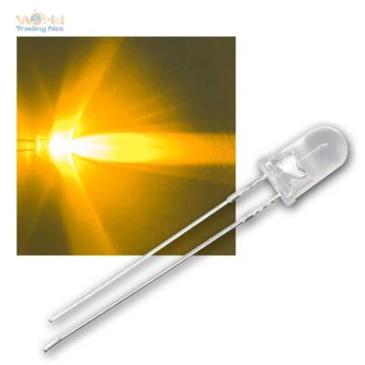 LED 5mm wasserklar versch Farben & Helligkeit Leuchtdioden LEDs transparent rund