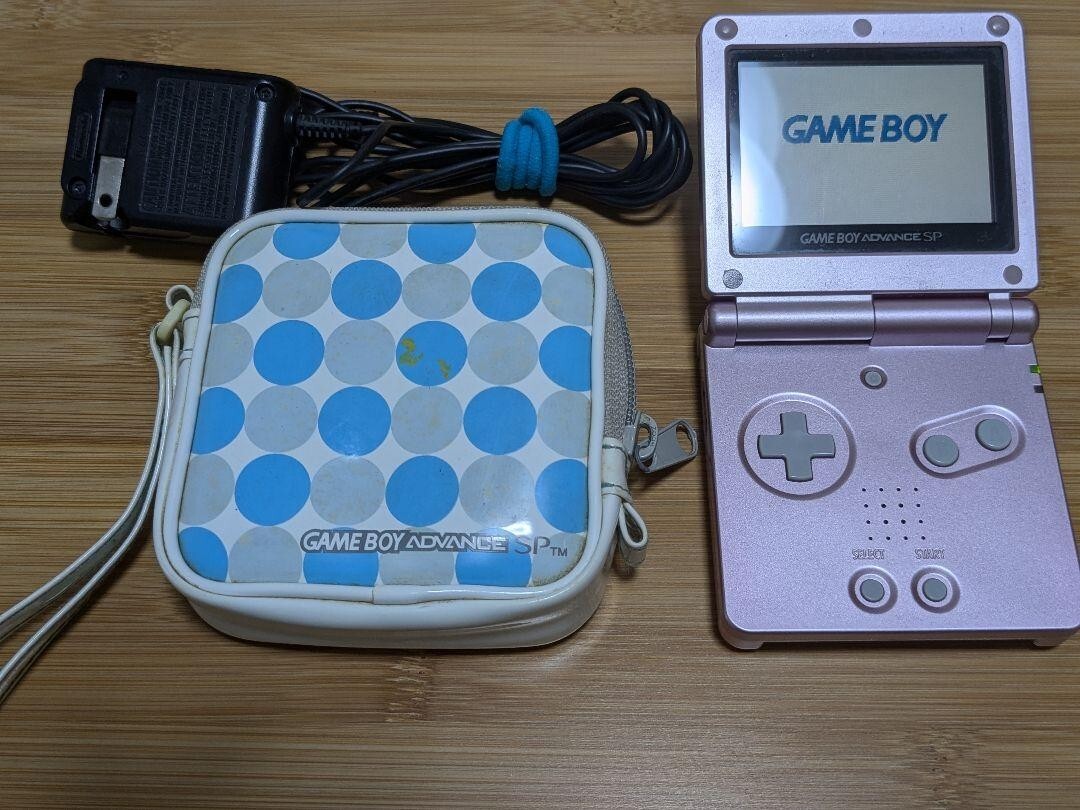 GAMEBOY ADVANCE SP Pearl Pink & Many game software Nintendo