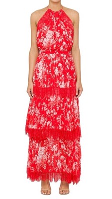 lover florence pleat midi dress