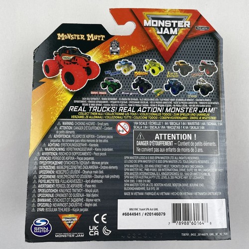 Spin Master Monster Jam Monster Mutt 2024 Collectible Monster Truck Car New! - Picture 2 of 5