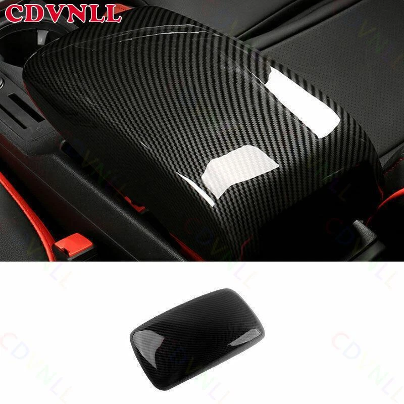 For Audi A3 S3 RS3 22-23 ABS Carbon Fiber Central Console Armrest Box Panel Trim