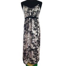 Simply Vera, Vera Wang Black & White Sleeveless Maxi Dress, Size Medium