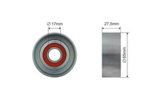 NTY Spannrolle, KeilrippenriemenEG FÜR HYUNDAI GRAND SANTA F IX35 SANTA