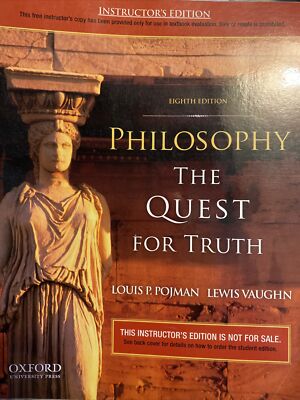 Philosophy The Quest For Truth Eighth Edition