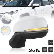Driver Side Mirror for 2019-2021 Toyota RAV4 Power Heated BSM w/Signal Lamp Left