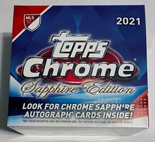 3 Box Lot 2021 Topps Chrome MLS Soccer Sapphire Edition Box BRAND NEW & SEALED