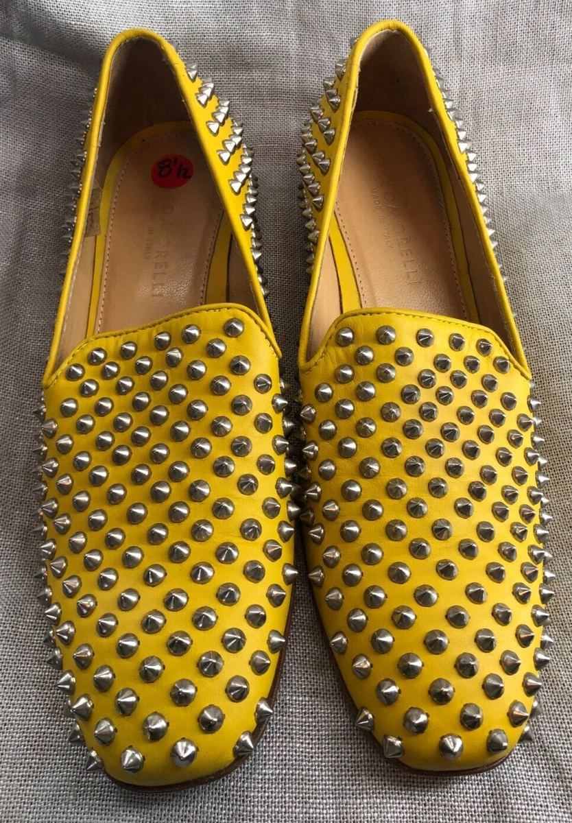Yellow leather hotsell trainers