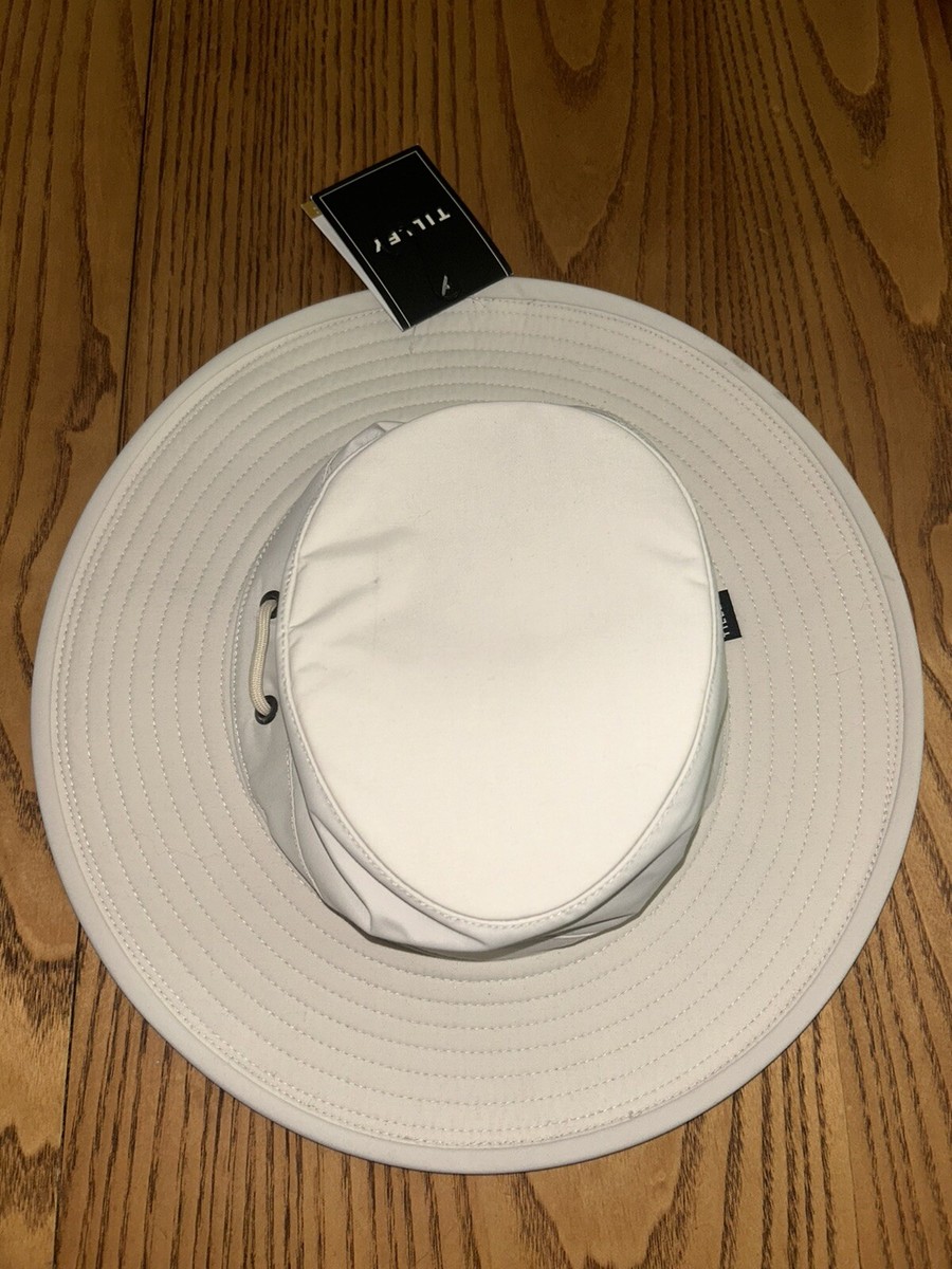 TILLEY MENS AIRFLO BUCKET HAT UPF 50 LT STONE PIERRE PALE  display picture 1