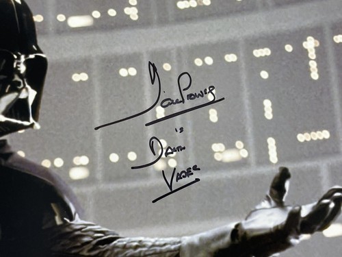 Darth Vader Dave Prowse Signed 16x20 Photo Star Wars BAS Beckett COA A New Hope - Picture 2 of 3