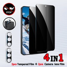 2Pcs Privacy Tempered Film With Lens Film For Samsung Galaxy S24/S24 / S24Ultra