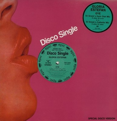 Gloria Estefan - Oye (12'', Single, Promo)