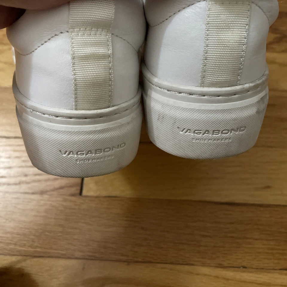 Zapatillas Vagabond Cuero Blanco Talla 8/38 Foto 3 de 4