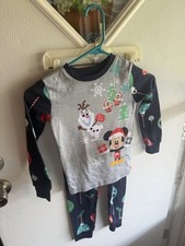 Children s Disney 100 Christmas Pajama Set Size 8 Top And Pants
