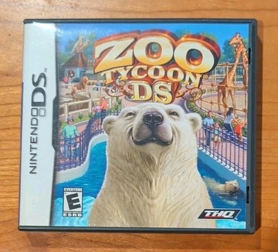 Zoo Tycoon DS (Nintendo DS, 2005) Complete with Manual and Case