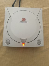 SEGA Dreamcast HKT-3020 White Console w/ Controller VMU RCA Cables NBA 2k Tested