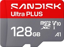 128GB SanDisk Ultra PLUS microSD UHS-I Card