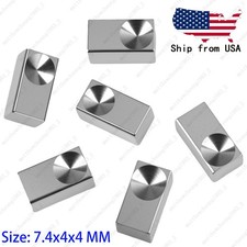 Chrome Locking Inserts Stainless Steel Tremolo Blocks For Floyd Rose System