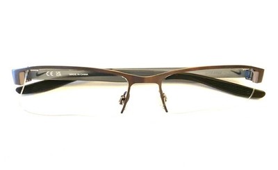 NIKE Eyeglasses 8138 071 Brushed GM/Black Men 56-16-140 without Lenses