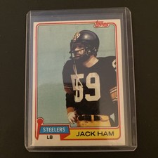 Jack Ham - 1981 Topps Football - #235 - Pittsburgh Penguins 