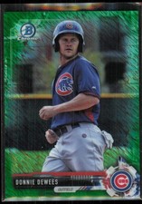 2017 Bowman Chrome Prospects Green Shimmer Refractor Donnie Dewees /99 #BCP108