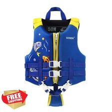 Kids Swim Vest Toddler Floaties 24-66 lbs Boys Girls Age 2-6