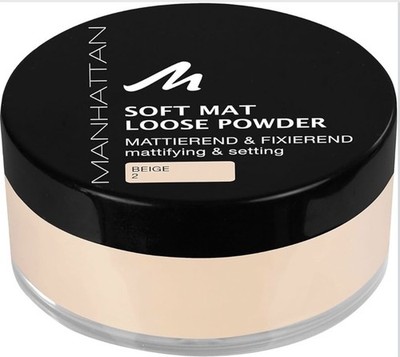Manhattan Soft Mat Loose Powder, Loses Puder zum Mattieren und Baken des Teints