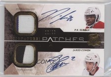 2010 Upper Deck The Cup Signature /35 PK Subban Jared Cowen Dual Patch Auto 0c3
