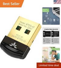 DG45 USB Bluetooth Adapter Dongle for PC, Computer, Desktop  Laptop, Compati...