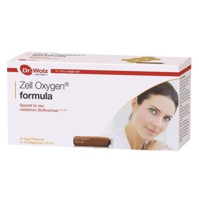 ZELL OXYGEN Formula Trinkampullen 14X20 ml