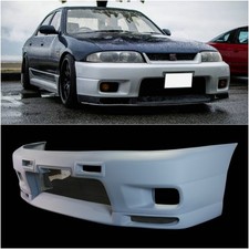 For Nissan Skyline R33 Gtst Gtr-type Front Bumper For Spec 1 Frp Unpainted