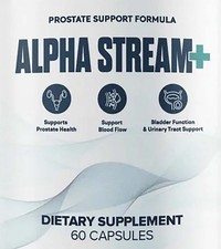 Alpha Stream Plus  Advanced Prostate Support Dietary Supplement 60 Capsules