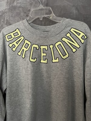 Wild Fable Barcelona Men s Medium Gray Long Sleeve Sweatshirt NWOT