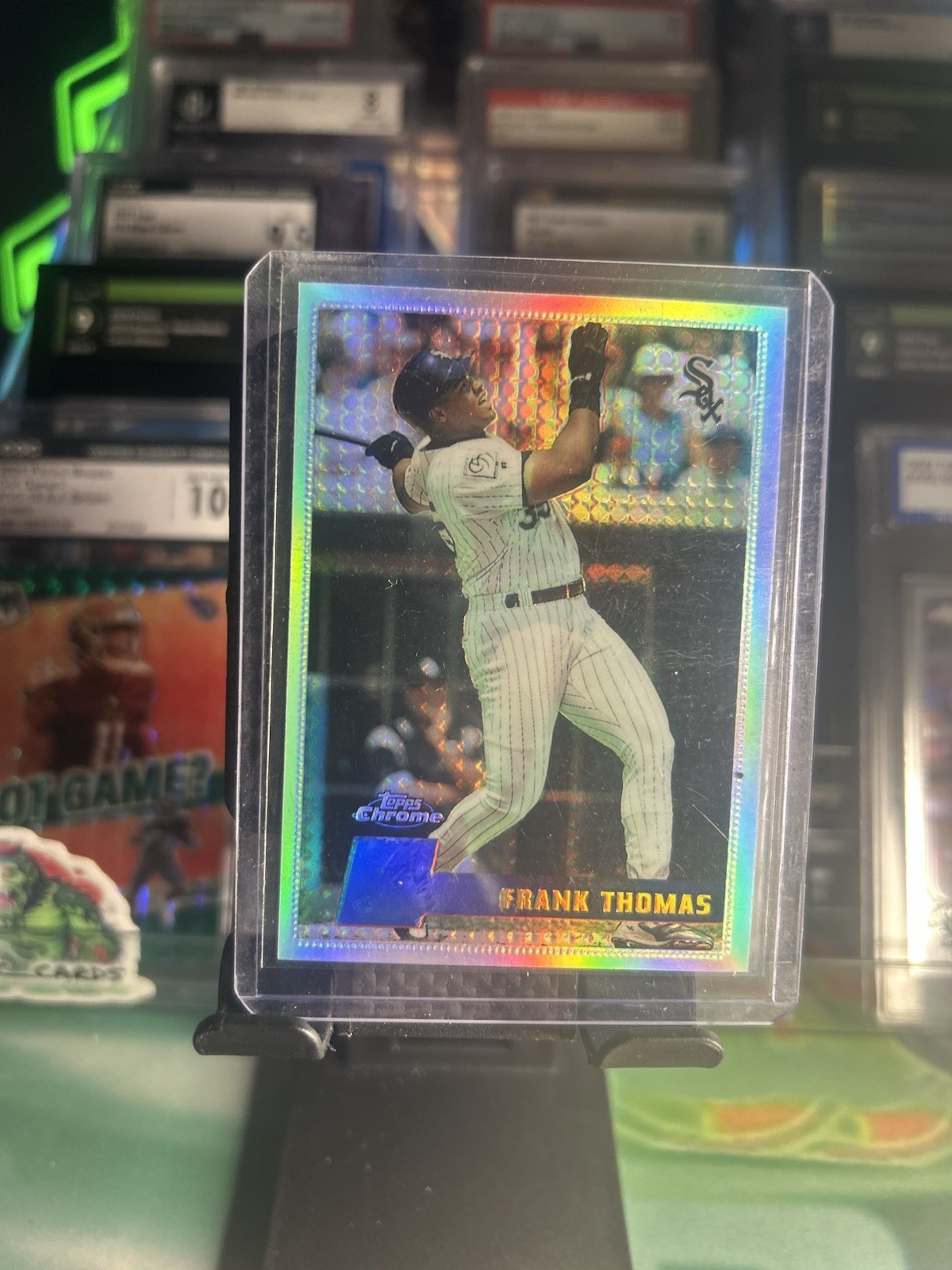 1996 Topps Chrome #29 Frank Thomas Refractor
