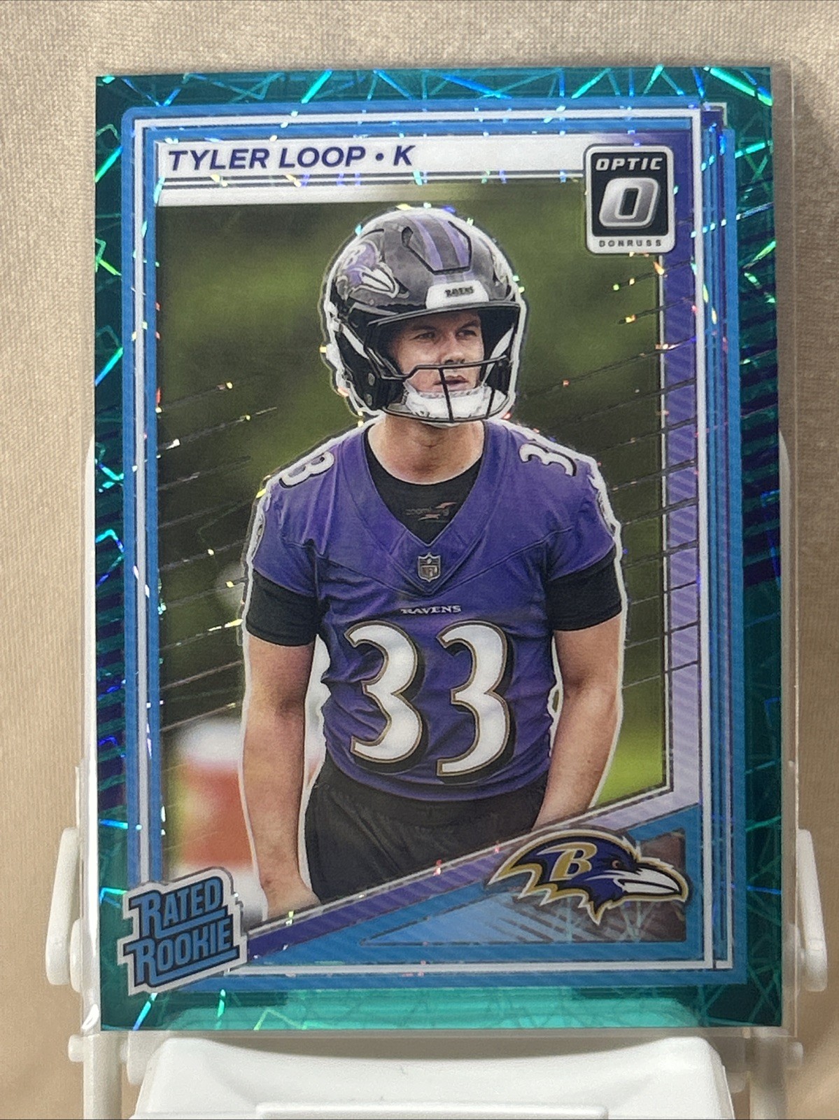 2025 Panini Donruss Optic Rated Rookie Teal Velocity Tyler Loop #227