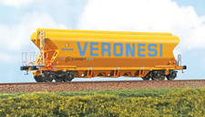 BLACKSTAR BS10022 VERONESI tramoggia Tagnpps 101m³ livrea gialla, luci coda FS