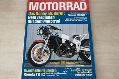 5) Motorrad 23/1987 - Honda NX 650 R Dominator in - Honda RS 125 R mit 36PS bes