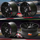 MATTE BLACK XXR 527 18 85J ET38 5x108 FORD WIDE RIMS ALLOYS WHEELS Z2672