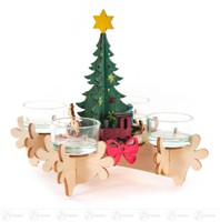 Bastelsatz Adventsleuchter Bxhxt 21 Cmx17 Cmx21 Cm Neu Erzgebirge Selbstbausatz
