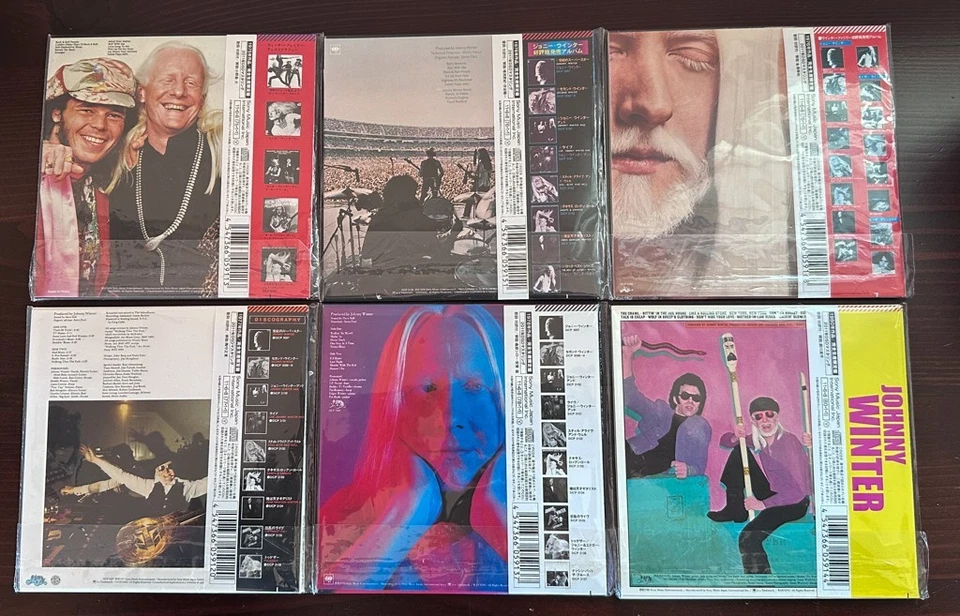 JOHNNY WINTER Mini LP CD 12 titles Promo Box Set Limited Edition Japan CD Lot 12 — 第 3/4 张图片