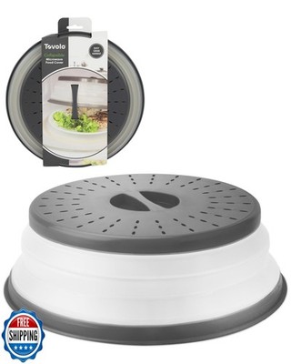 Tovolo Microwave Splatter Cover for Food, Medium (Charcoal) - Col